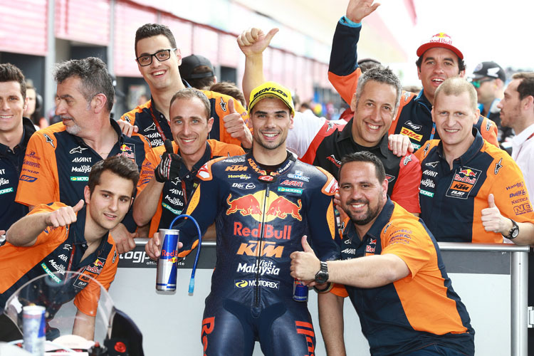 Jubel bei Red Bull KTM: Platz 3 mit Oliveira in Termas de Río Hondo