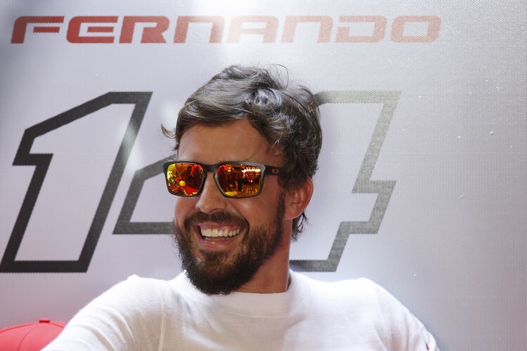 Fernando Alonso bei seinem letzten Ferrari-Einsatz