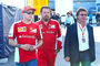Louis Camilleri (rechts) mit Kimi Räikkönen in Monza 2015
