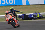 Marc Márquez brachte Valentino Rossi in Argentinien zu Fall