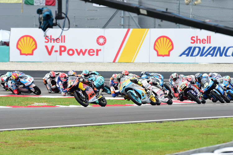 Das Moto3-Feld in Sepang: Nächstes Jahr sieht alles anders aus