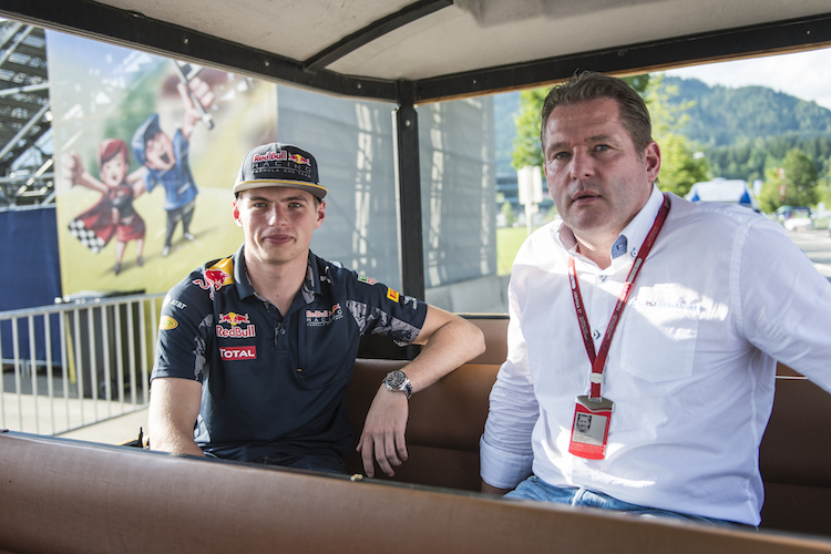 Max und Jos Verstappen am Red Bull Ring 2016