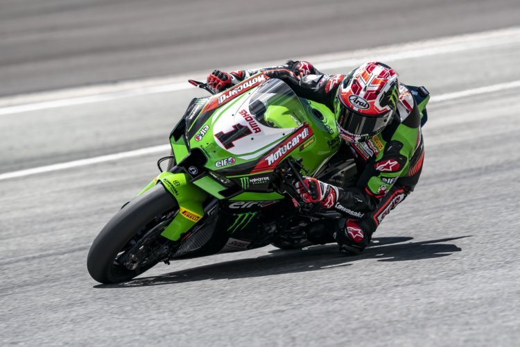 Jonathan Rea beim Test in Navarra