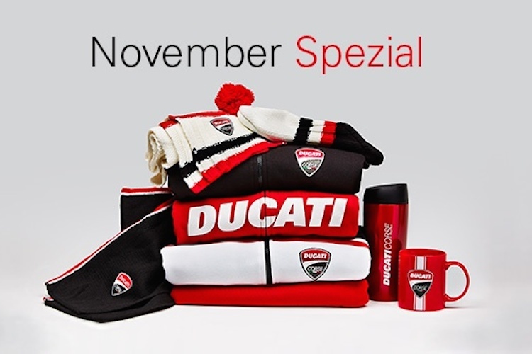 Ducati lockt mit Rabatten auf Bekleidung