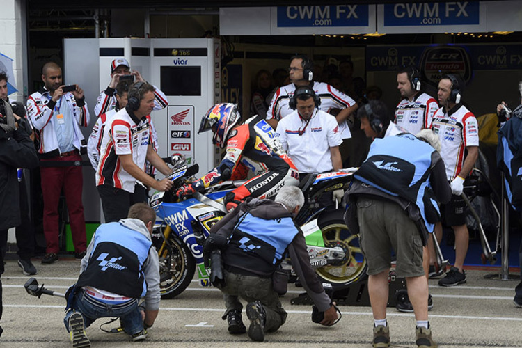 Stefan Bradl beim Silverstone-GP