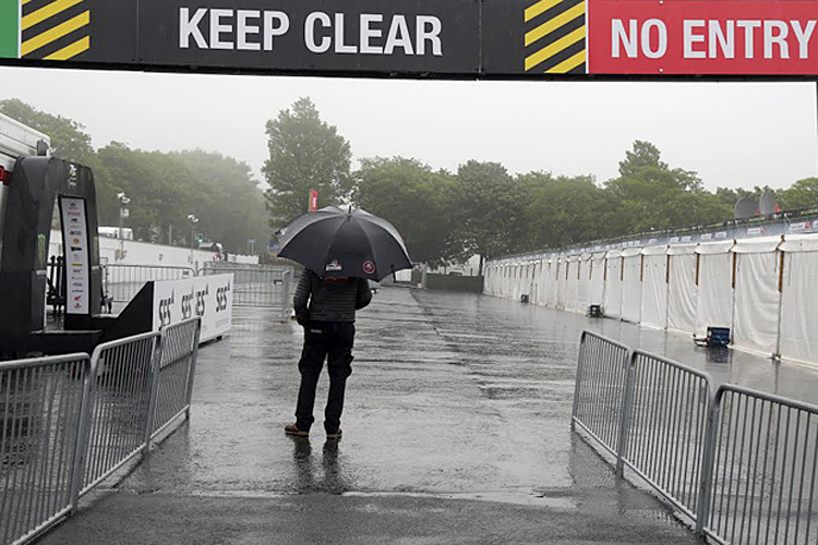 Vier Trainingssitzungen mussten bereits wegen Regens abgesagt werden