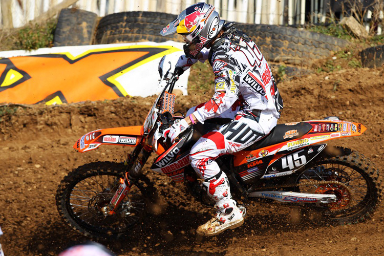 Jake Nicholls beim Vorsaison-Rennen in Valence