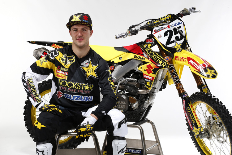 Clement Desalle und die RM-Z450 im neuen Design