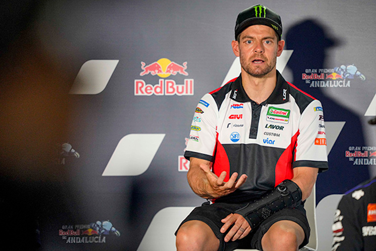 Cal Crutchlow will drei Tage nach der OP am linken Kahnbein auf seine Honda steigen