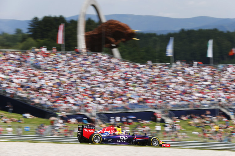 Daniel Ricciardo in Spielberg