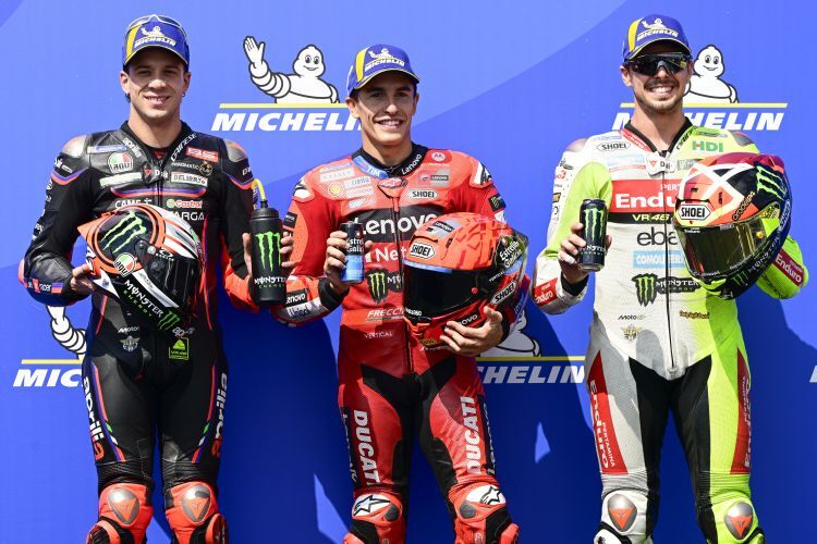 Qualifying - Marco Bezzecchi, Marc Márquez & Fabio di Giannantonio