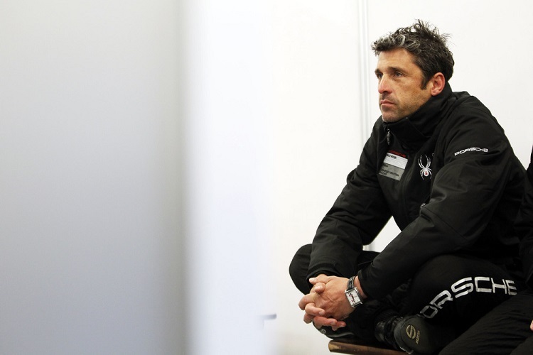 Patrick Dempsey in der Porsche-Box