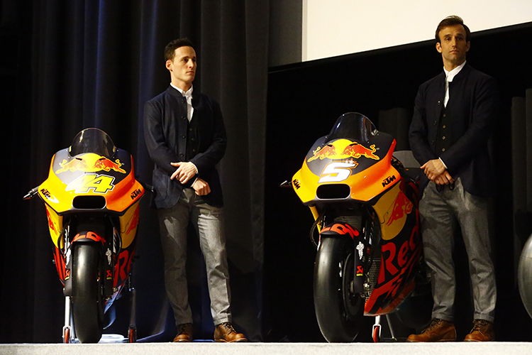 Pol Espargaró (li.) mit Johann Zarco