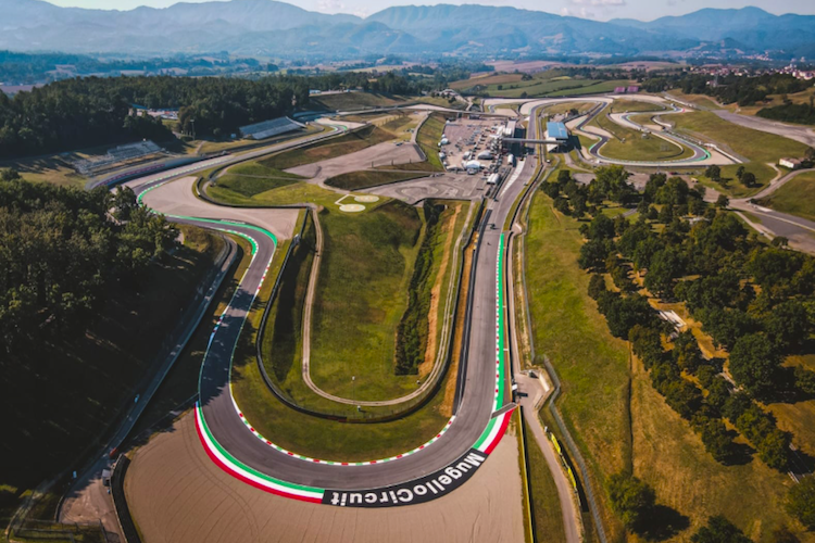 Die Rennstrecke von Mugello