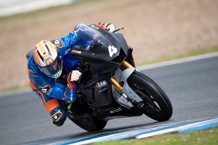 Steven Odendaal beim Jerez-Test