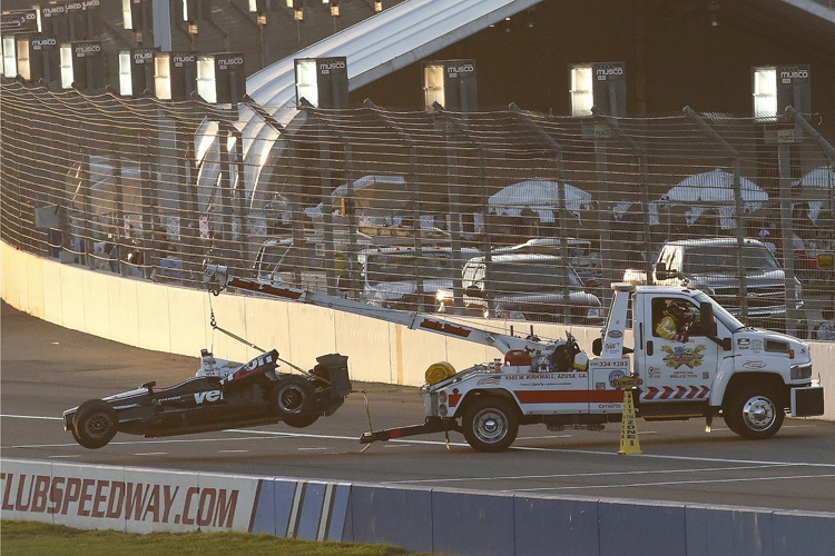 Auch in der IndyCar-Serie werden hie und da Ersatzteile benötigt