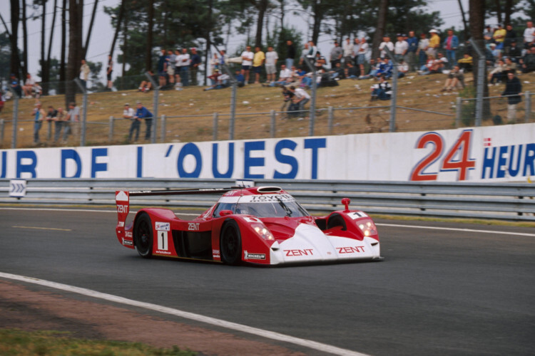 Der Toyota TS020 aus dem Jahre 1999 wird in Le Mans auch zu sehen sein
