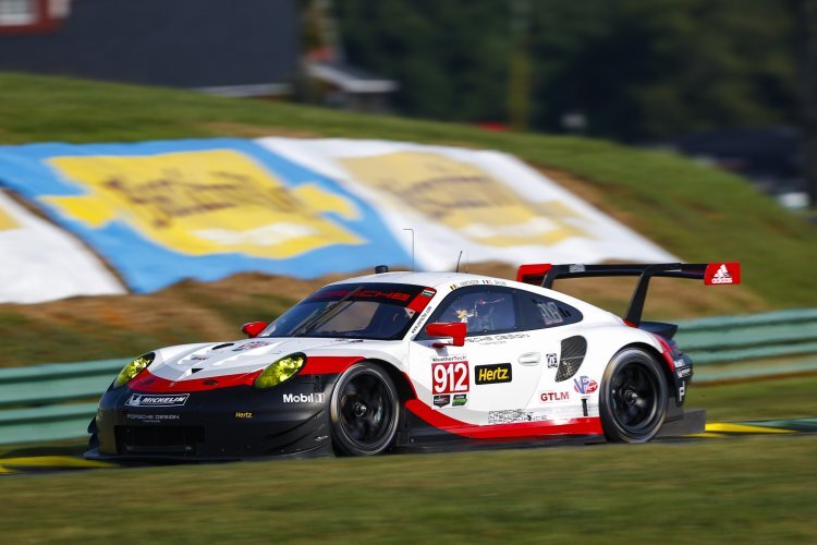 Der Porsche 911 RSR von Laurens Vanthoor/Gianmaria Bruni