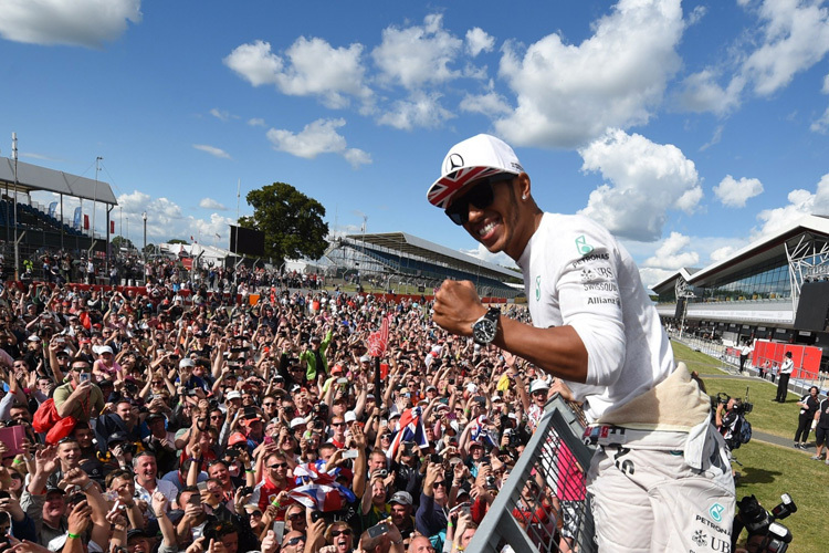 Lewis Hamilton liebt Silverstone