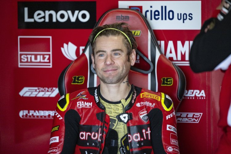 Alvaro Bautista beim Barcelona-Test