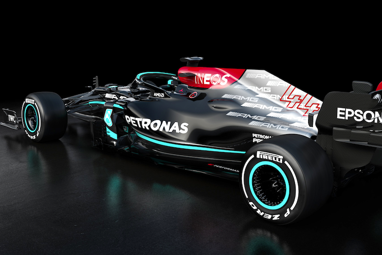 Der Wagen von Lewis Hamilton und Valtteri Bottas