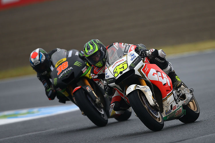 Bradley Smith musste sich Cal Crutchlow geschlagen geben