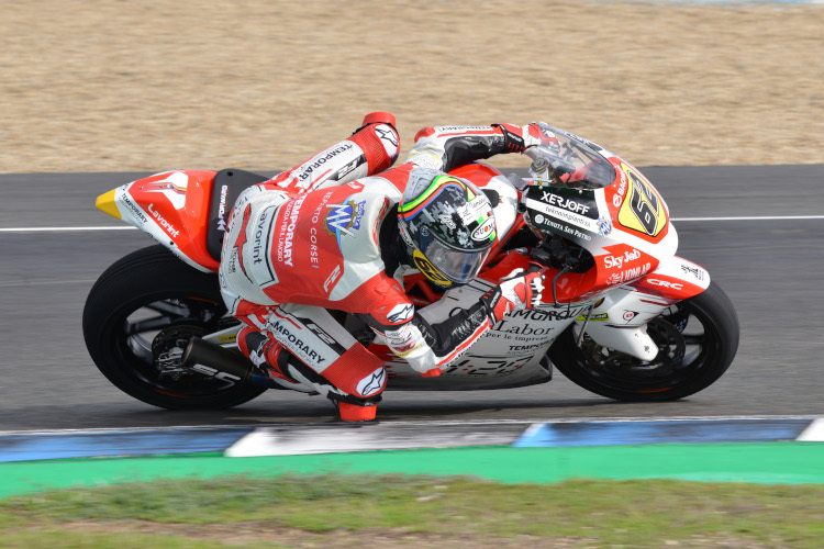 Stefano Manzi auf der MV Agusta F2