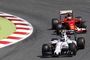 Landsmann Kimi Räikkönen im Nacken: Valtteri Bottas blieb cool und hielt den Weltmeister von 2007 in Schach