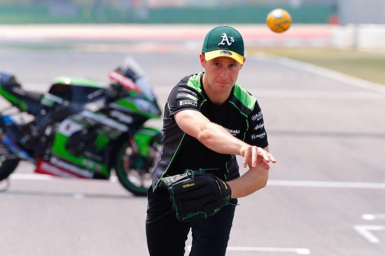 Jonathan Rea als Pitcher? Es wird wohl beim einmaligen Einsatz bleiben