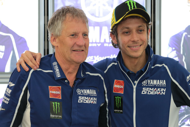 14 Jahre lang ein Dreamteam: Jeremy Burgess und Valentino Rossi