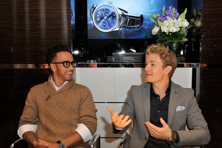 Lewis Hamilton und Nico Rosberg