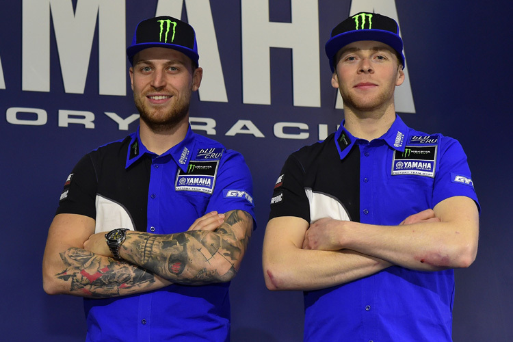 Einer hat tätowierte Arme, der Andere zerkratzte Arme: Jeremy van Horebeek (links) und Romain Febvre hatten letztes Jahr auch Streit