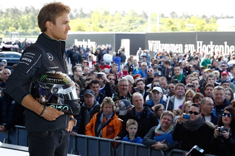 Nico Rosberg kommt mit einem neuen Vertrag nach Hockenheim