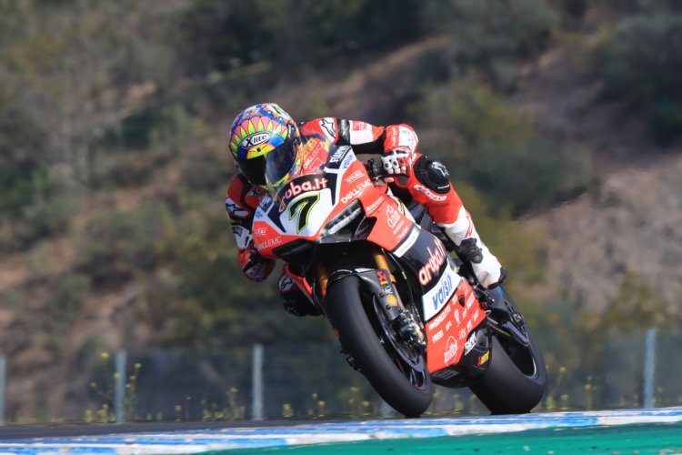 Chaz Davies fuhr beim Jerez-Test dennoch die fünftbeste Zeit