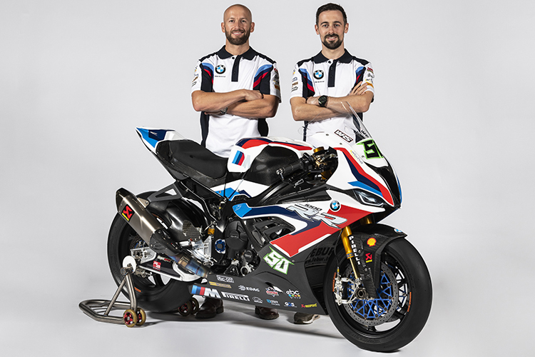 Tom Sykes (li.) mit neuem Teamkollege Eugene Laverty