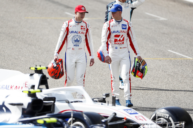 Nikita Mazepin und Mick Schumacher