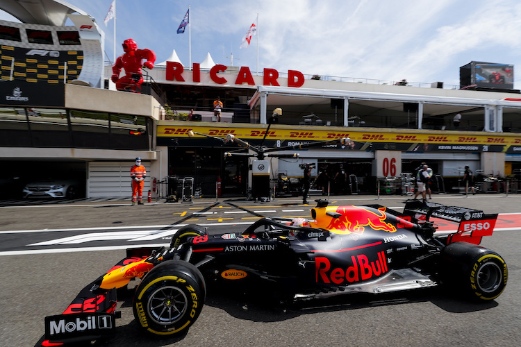 Max Verstappen in Paul Ricard