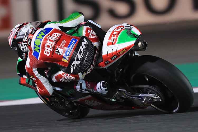 Aleix Espargaró auf der Aprilia