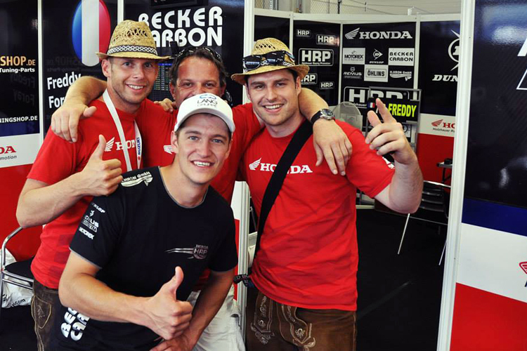 Michi Ranseder mit seinen österreichischen Fans