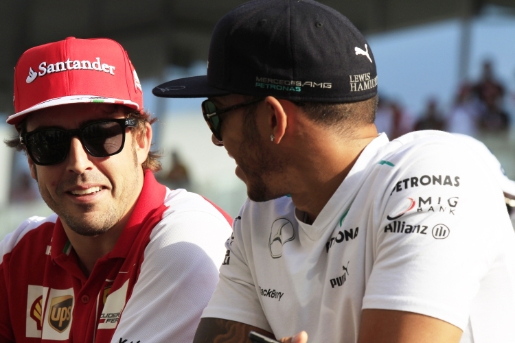 Fernando Alonso & Lewis Hamilton