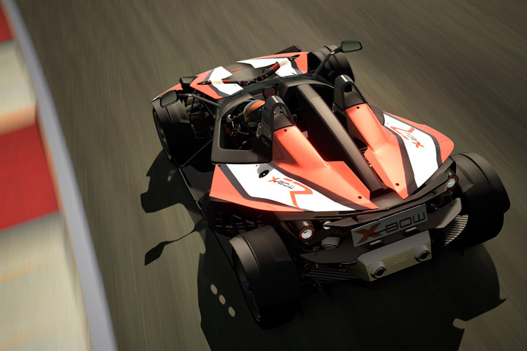 Nun auch digital erfahrbar: Der KTM X-Bow R hat im Video-Game Gran Turismo 6 seinen ersten digitalen Auftritt