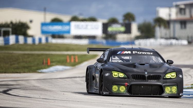 Der BMW M6 GTLM bei Testfahren in Sebring