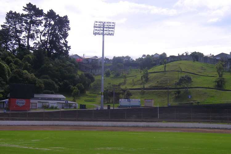 Das Western Springs Stadion in Auckland