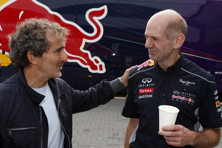 Adrian Newey erhält etwas Trost vom vierfachen Formel-1-Champion Alain Prost