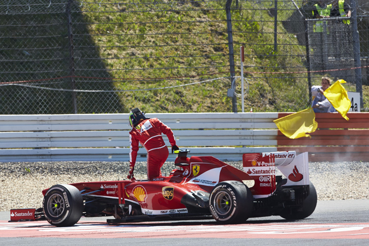 Felipe Massa: Ausfall nach Dreher auf dem Nürburgring