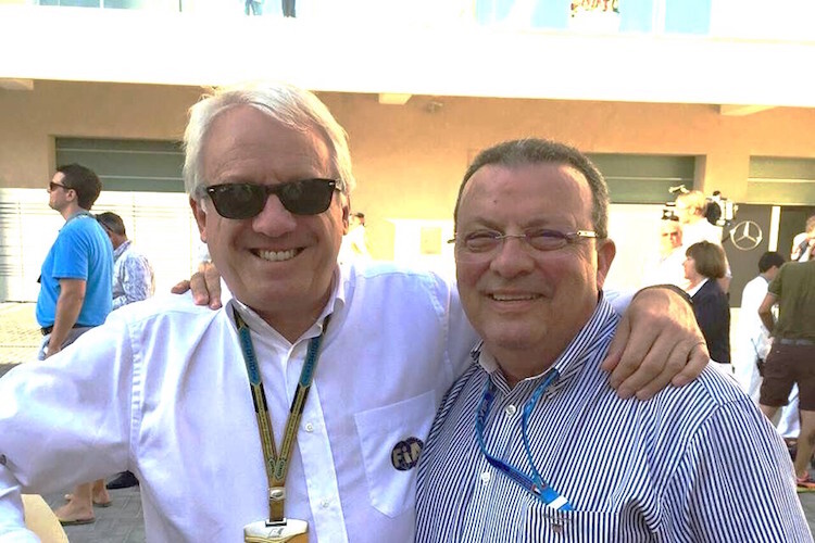 Beste Freunde: F1-Renndirektor Charly Whiting und Domingos Piedade. Beide haben das Jahr 2019 nicht überlebt