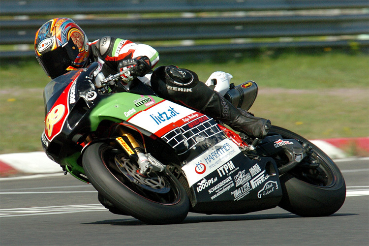 Peter Lietz auf seiner Ducati 749