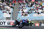 Alex Rins vor Enea Bastianini und Valentino Rossi