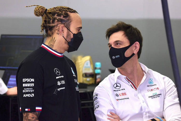 Lewis Hamilton und Toto Wolff