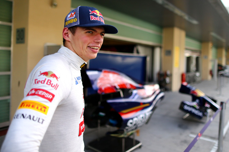 Max Verstappen beim Abu-Dhabi-Test im November